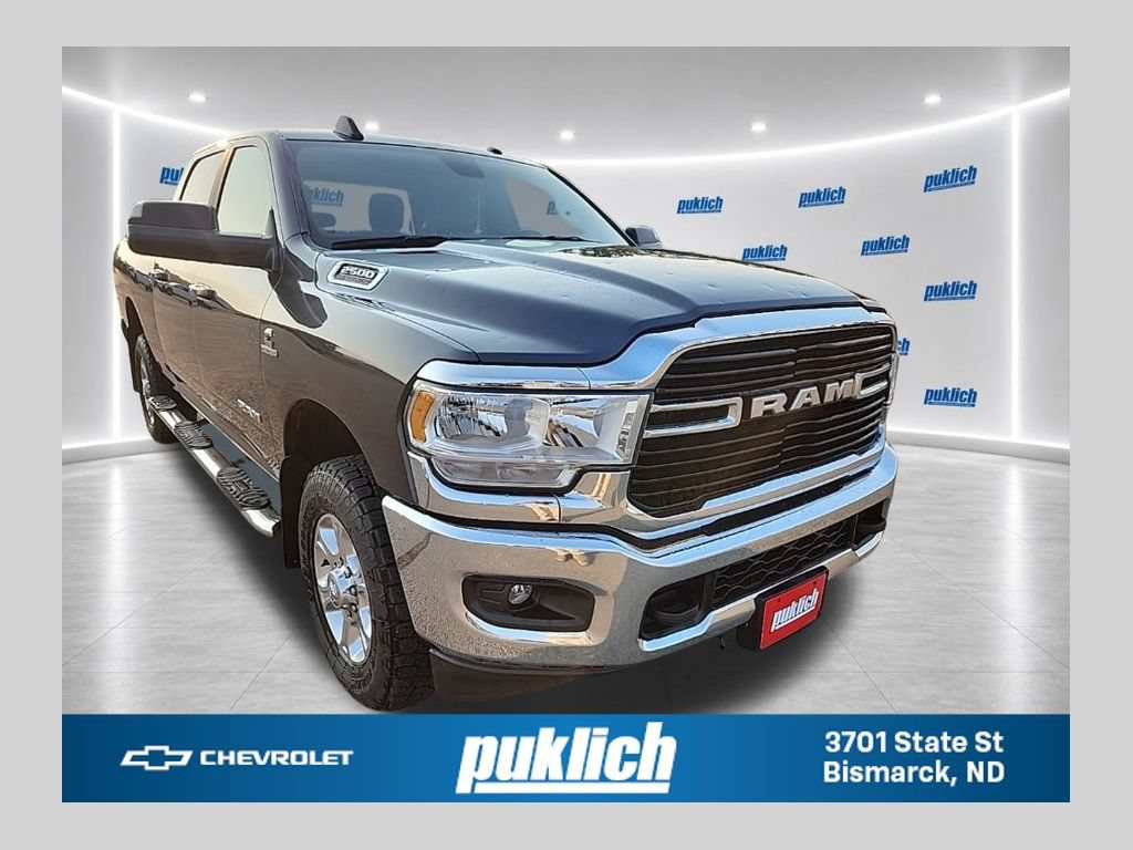 Gray 2021 RAM 2500 Pickup Truck Four-Wheel Drive Automatic