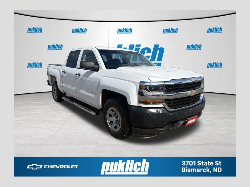 Summit White 2017 Chevrolet Silverado 1500 Pickup Truck Four-Wheel Drive Automatic