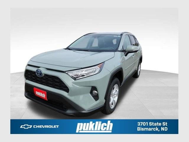 Gray 2021 Toyota RAV4 Hybrid XLE AWD SUV / Crossover All-Wheel Drive Automatic