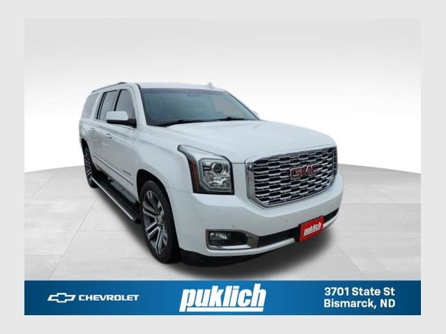 White Frost Tricoat 2019 GMC Yukon XL Denali 4WD SUV / Crossover Four-Wheel Drive Automatic
