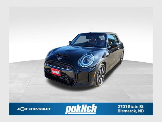 Black 2023 MINI Cooper S Convertible FWD Convertible Front-Wheel Drive Automatic