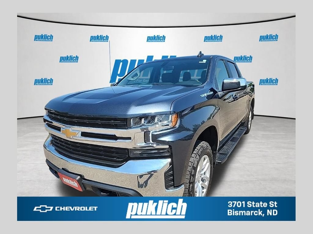 Shadow Gray Metallic 2021 Chevrolet Silverado 1500 Pickup Truck Four-Wheel Drive Automatic