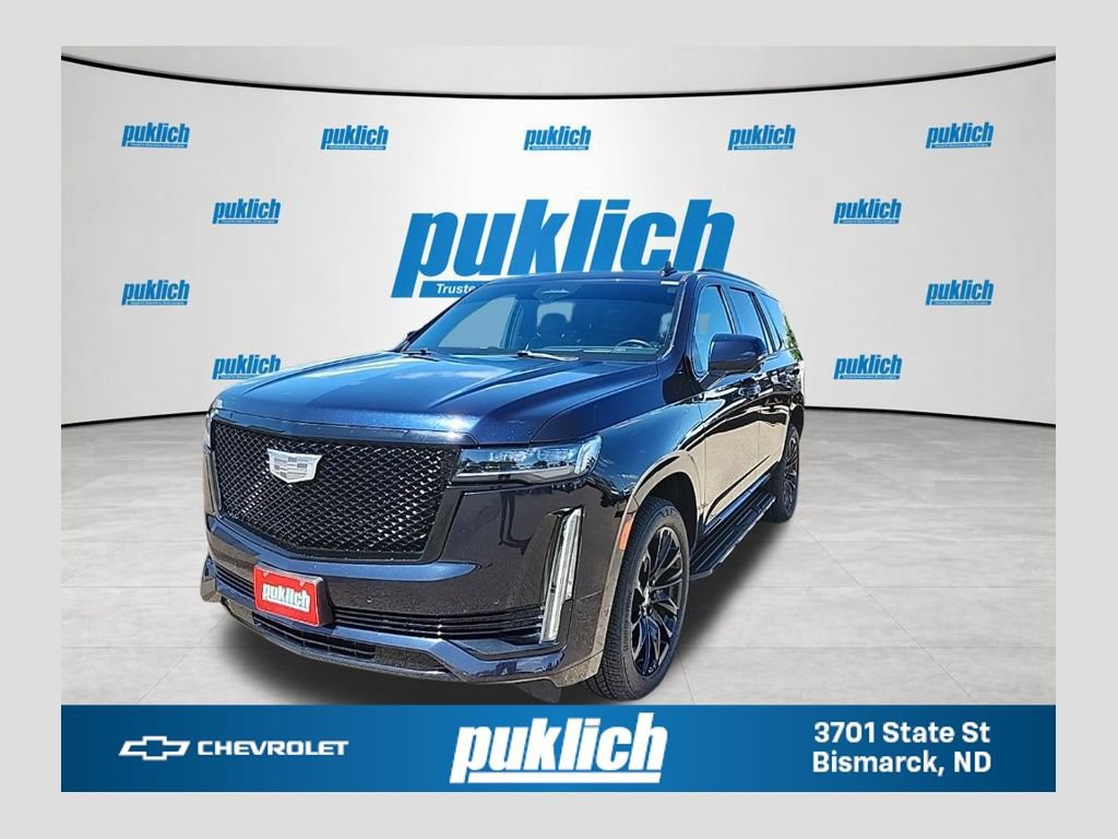 Dark Moon Blue Metallic 2021 Cadillac Escalade SUV / Crossover Four-Wheel Drive Automatic