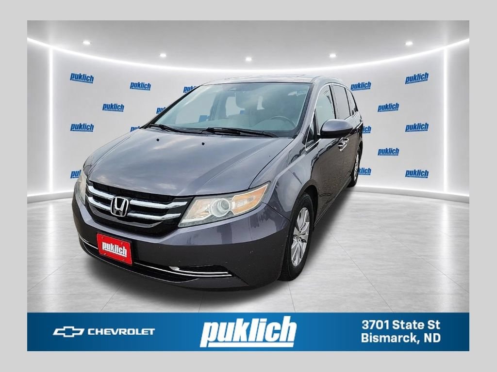Gray 2015 Honda Odyssey Minivan Front-Wheel Drive Automatic