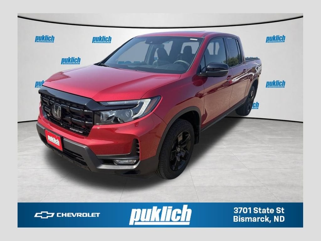 Red 2024 Honda Ridgeline Pickup Truck All-Wheel Drive Automatic