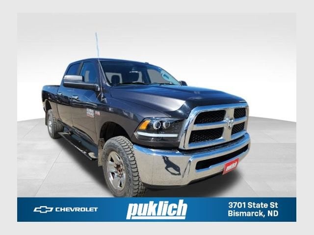 Gray 2015 RAM 2500 SLT Crew Cab 4WD Pickup Truck Four-Wheel Drive Automatic