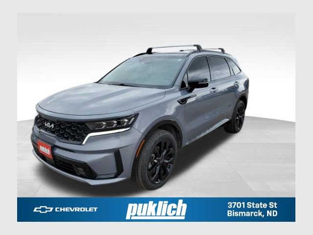 Silver 2023 Kia Sorento SX AWD SUV / Crossover All-Wheel Drive Automatic