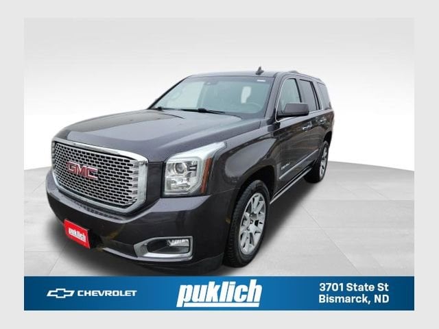 Gray (Iridium Metallic) 2017 GMC Yukon Denali 4WD SUV / Crossover Four-Wheel Drive Automatic
