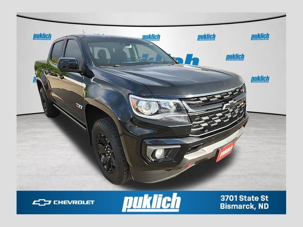 Black 2022 Chevrolet Colorado Pickup Truck Four-Wheel Drive Automatic