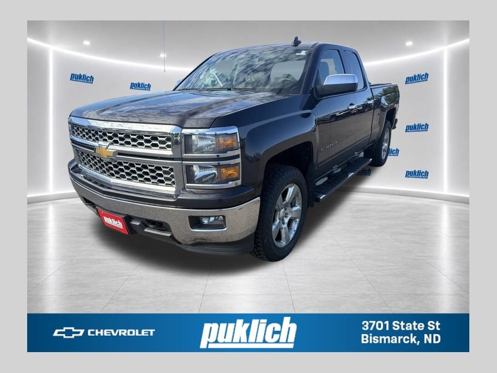 Gray (Tungsten Metallic) 2015 Chevrolet Silverado 1500 Pickup Truck Four-Wheel Drive Automatic