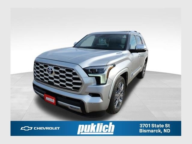 Silver 2024 Toyota Sequoia Capstone 4WD SUV / Crossover Four-Wheel Drive Automatic