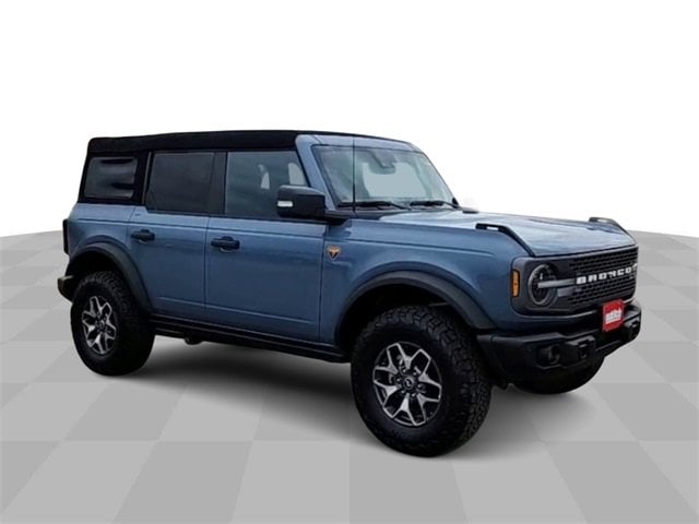 Used 2023 Ford Bronco 4-Door Badlands with VIN 1FMEE5DH3PLB13093 for sale in Bismarck, ND