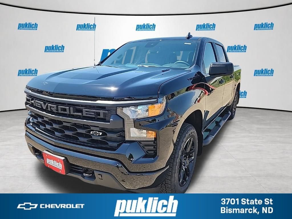 Black 2026 Chevrolet Silverado 1500 Pickup Truck Four-Wheel Drive Automatic