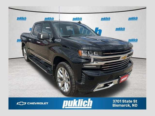 Black 2022 Chevrolet Silverado 1500 High Country Crew Cab 4WD Pickup Truck Four-Wheel Drive Automatic