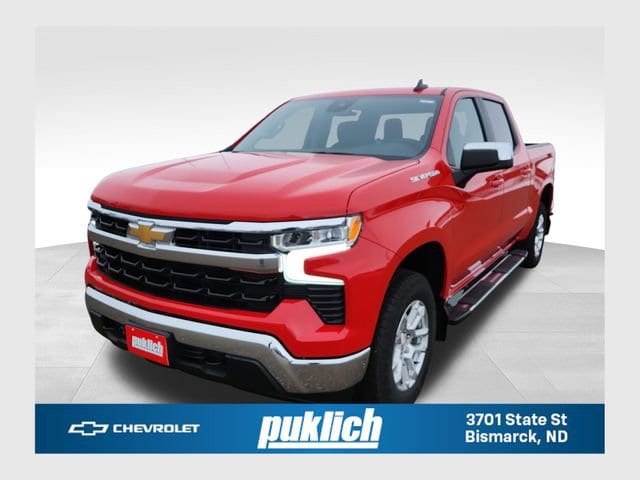 Red Hot 2026 Chevrolet Silverado 1500 LT Crew Cab 4WD Pickup Truck Four-Wheel Drive Automatic