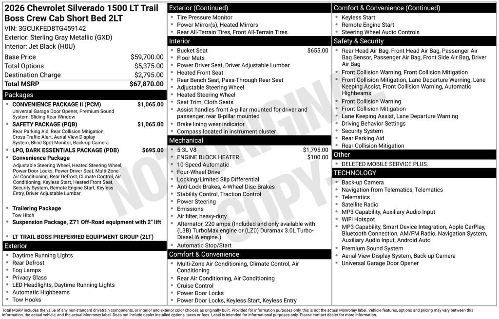 2026 Chevrolet Silverado 1500 LT Trail Boss - Photo 5