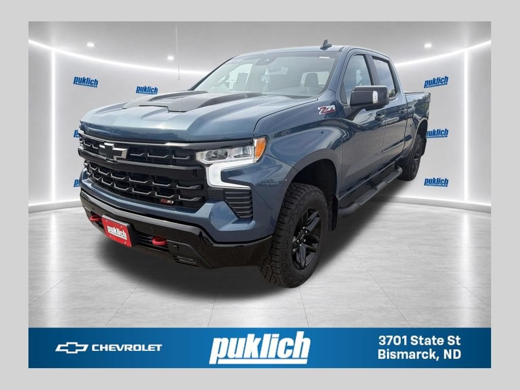 Lakeshore Blue Metallic 2024 Chevrolet Silverado 1500 Pickup Truck Four-Wheel Drive Automatic