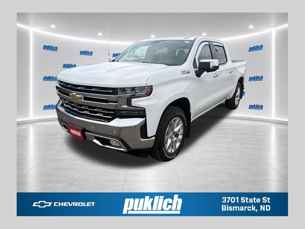 Summit White 2019 Chevrolet Silverado 1500 Pickup Truck Four-Wheel Drive Automatic