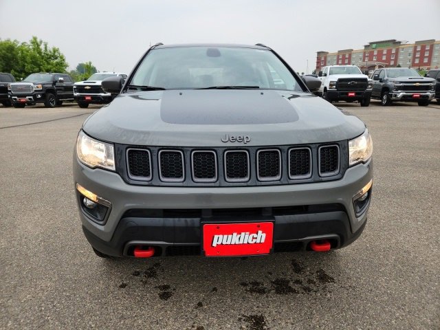 Used 2019 Jeep Compass Trailhawk with VIN 3C4NJDDB4KT807911 for sale in Bismarck, ND