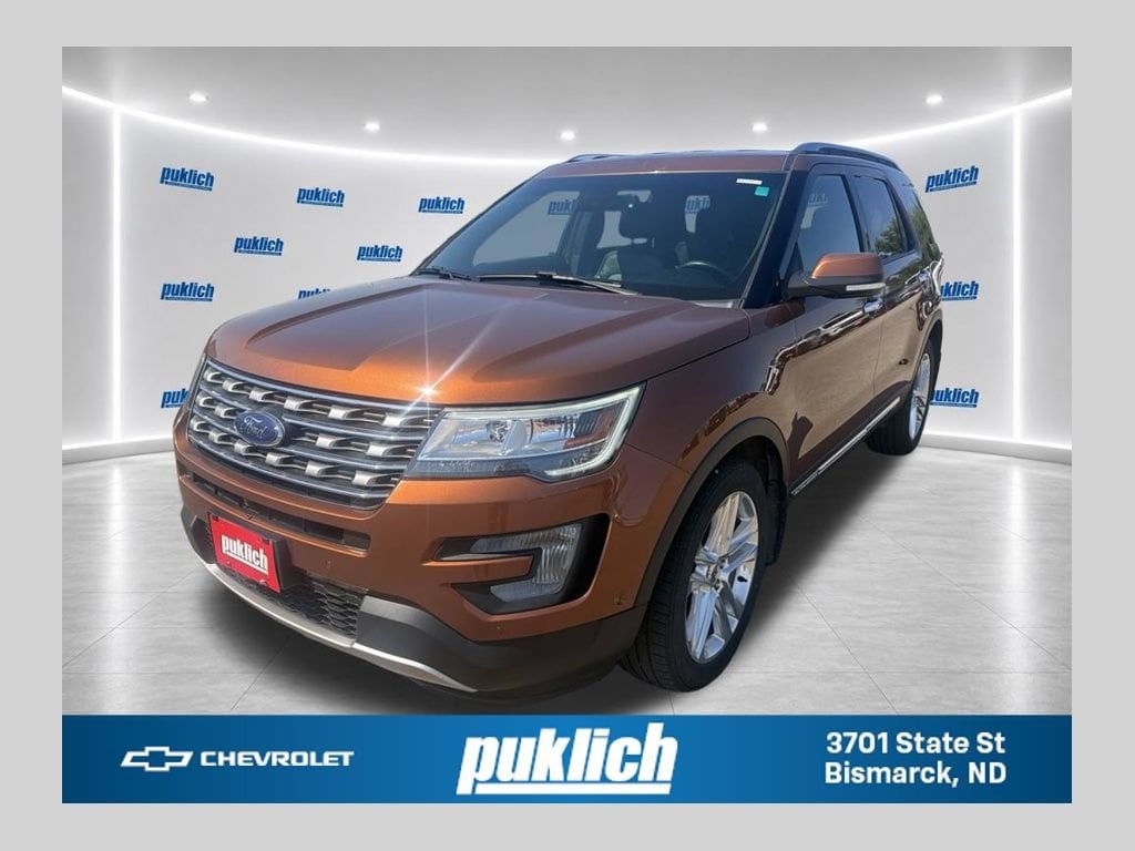 White 2017 Ford Explorer SUV / Crossover All-Wheel Drive Automatic