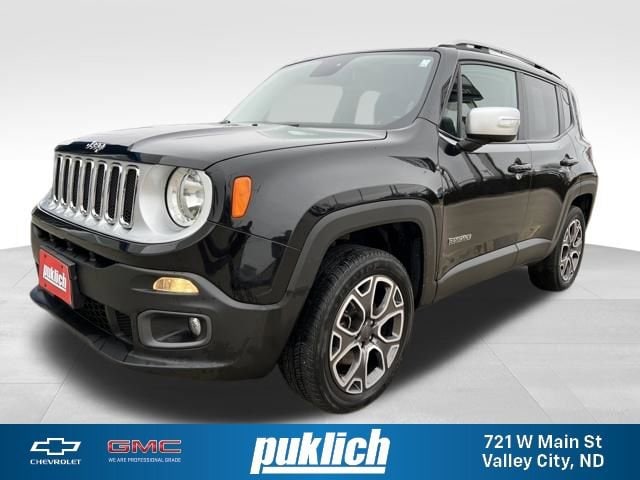 Black 2016 Jeep Renegade Limited 4WD SUV / Crossover Four-Wheel Drive Automatic