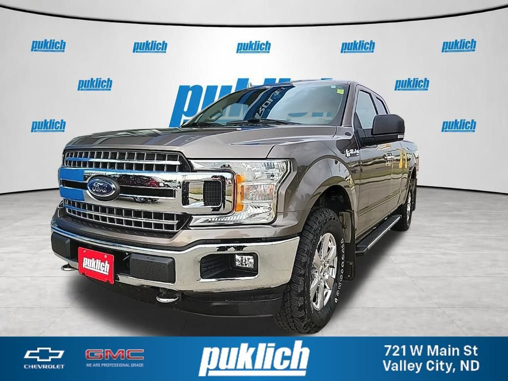 Gray 2018 Ford F-150 Pickup Truck Four-Wheel Drive Automatic