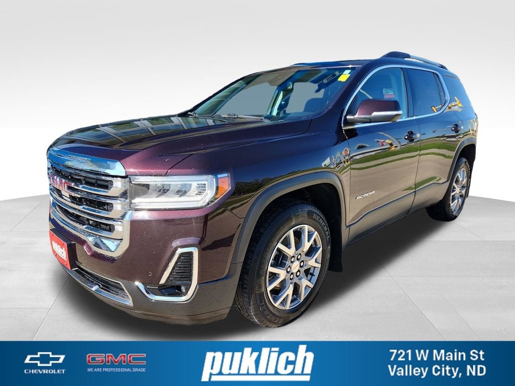 Red Mahogany Metallic 2021 GMC Acadia SLT AWD SUV / Crossover Four-Wheel Drive Automatic
