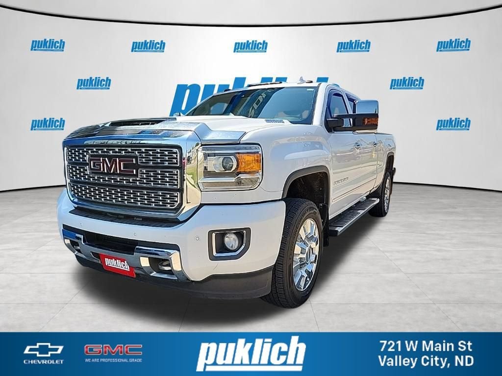 Summit White 2018 GMC Sierra 2500HD Pickup Truck Four-Wheel Drive Automatic