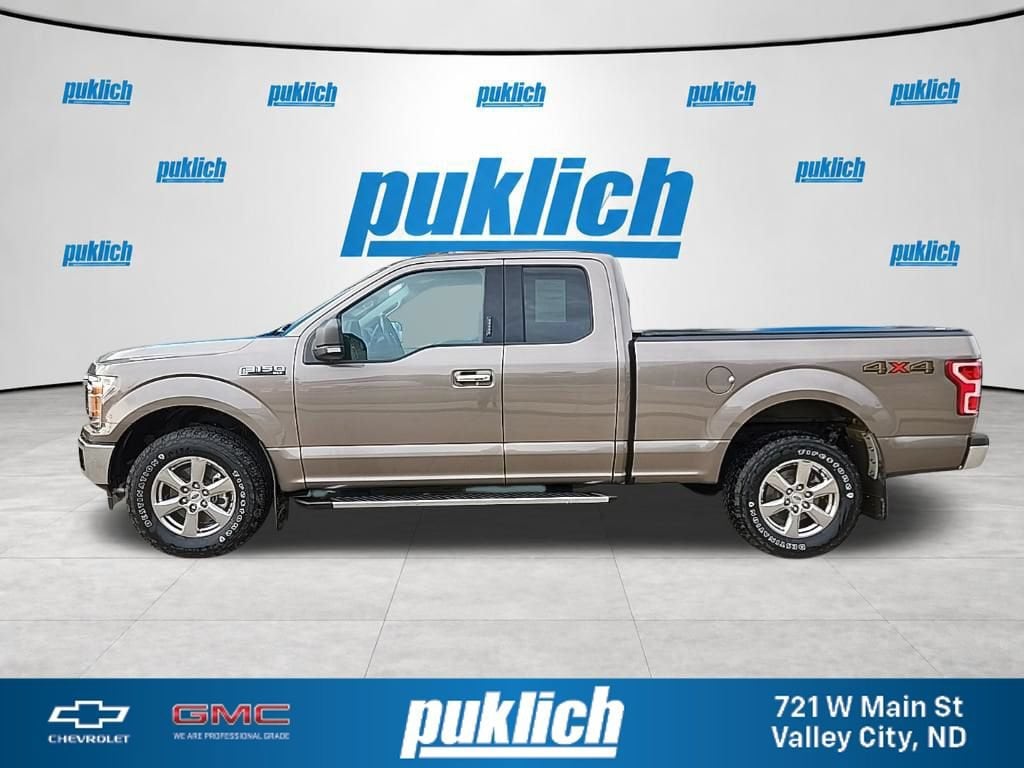 Gray 2018 Ford F-150 Pickup Truck Four-Wheel Drive Automatic