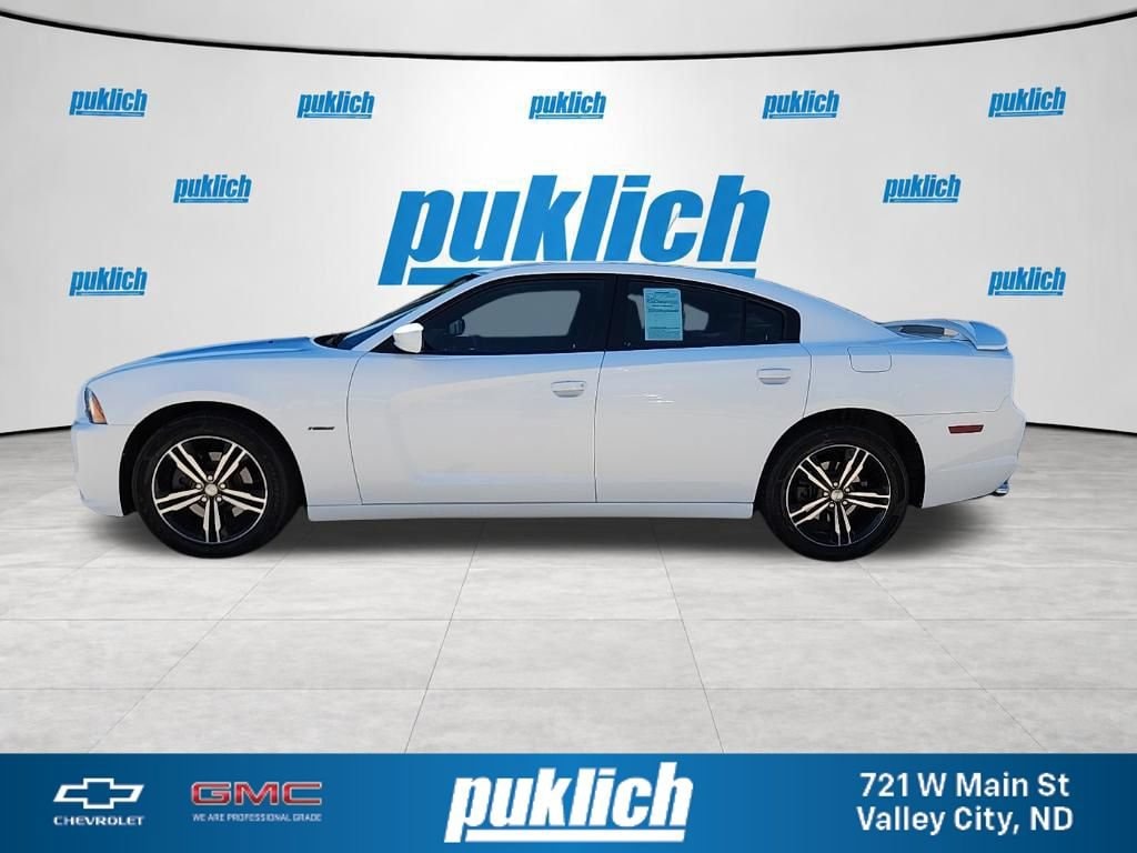 White 2013 Dodge Charger Sedan All-Wheel Drive Automatic