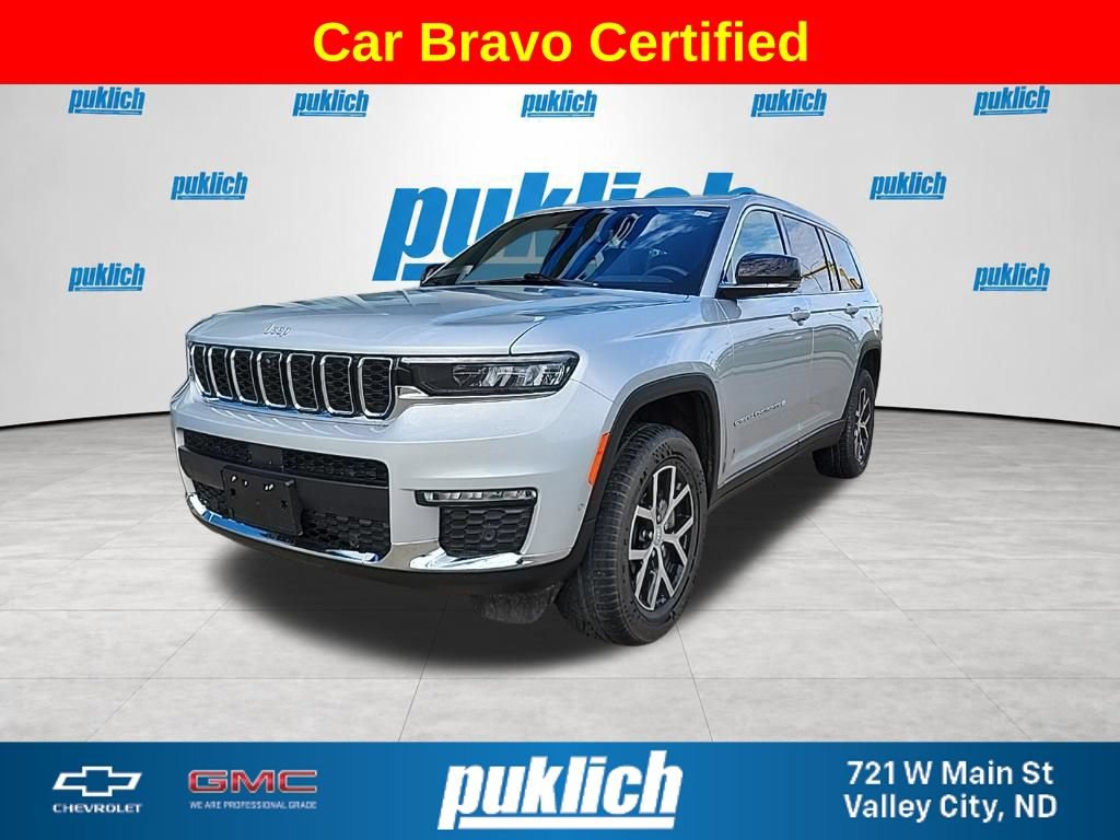 Silver 2024 Jeep Grand Cherokee L SUV / Crossover Four-Wheel Drive Automatic