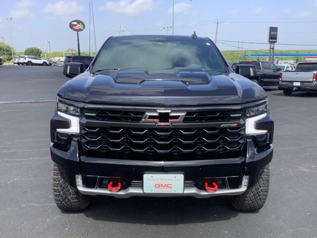 Certified 2023 Chevrolet Silverado 1500 ZR2 with VIN 3GCUDHEL5PG263212 for sale in Pleasanton, TX