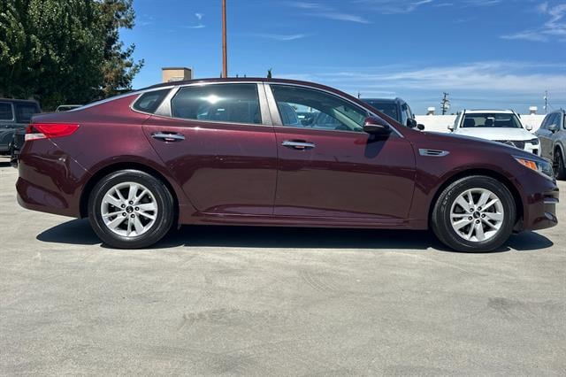 Used 2018 Kia Optima LX with VIN 5XXGT4L39JG197656 for sale in Burlingame, CA