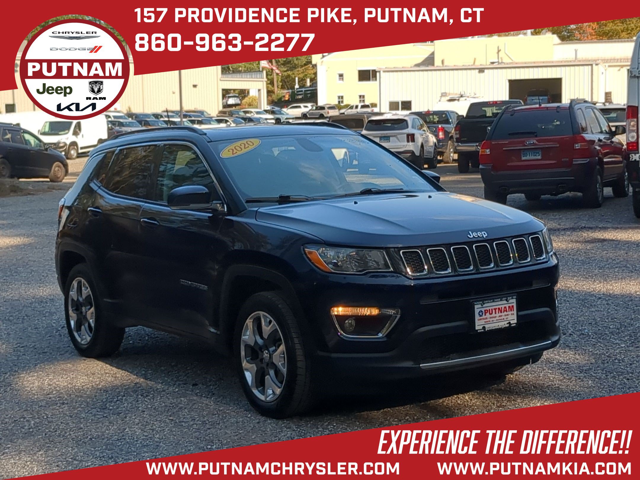 Jazz Blue Pearlcoat 2020 Jeep Compass SUV / Crossover Four-Wheel Drive Automatic