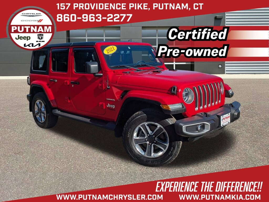 Certified 2021 Jeep Wrangler Unlimited Sahara Convertible