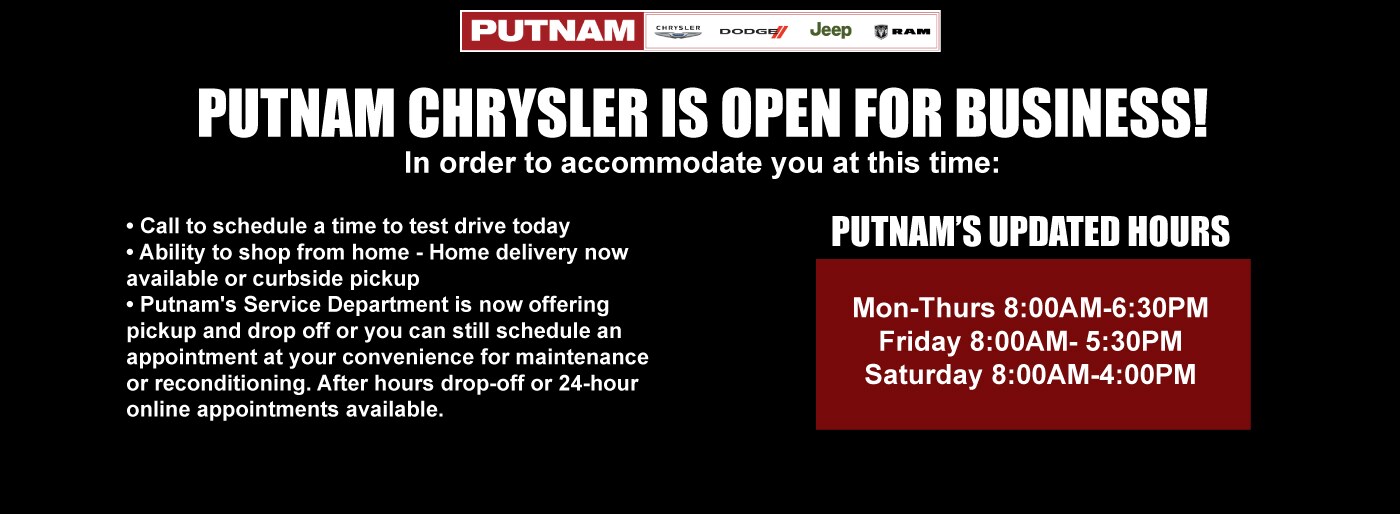 Putnam Chrysler Dodge Jeep Inc New Chrysler, Dodge, Jeep, Ram dealership in Putnam, CT 06260