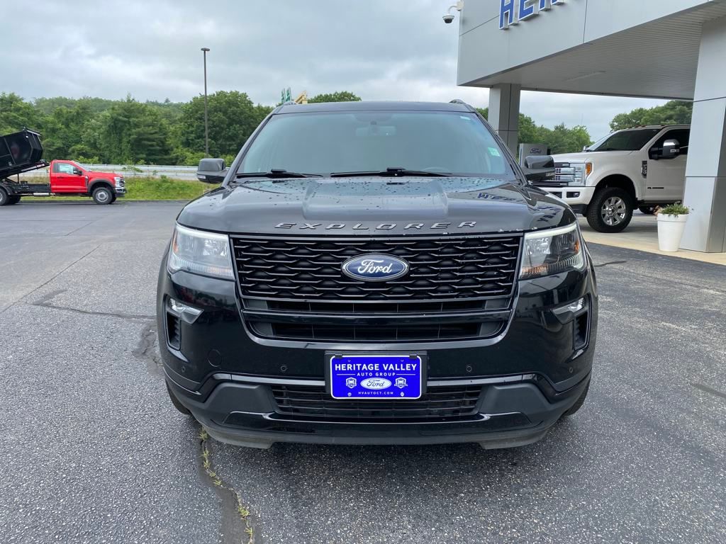 Used 2018 Ford Explorer Sport with VIN 1FM5K8GT9JGA33226 for sale in Brooklyn, CT
