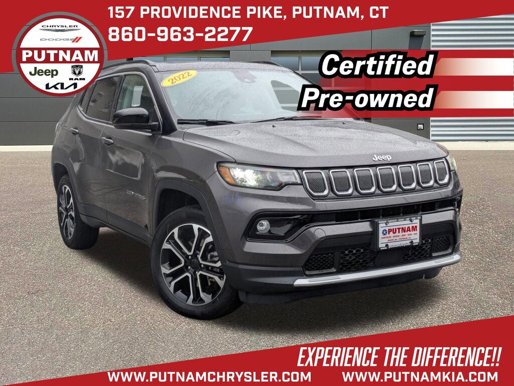 Certified 2022 Jeep Compass Limited SUV