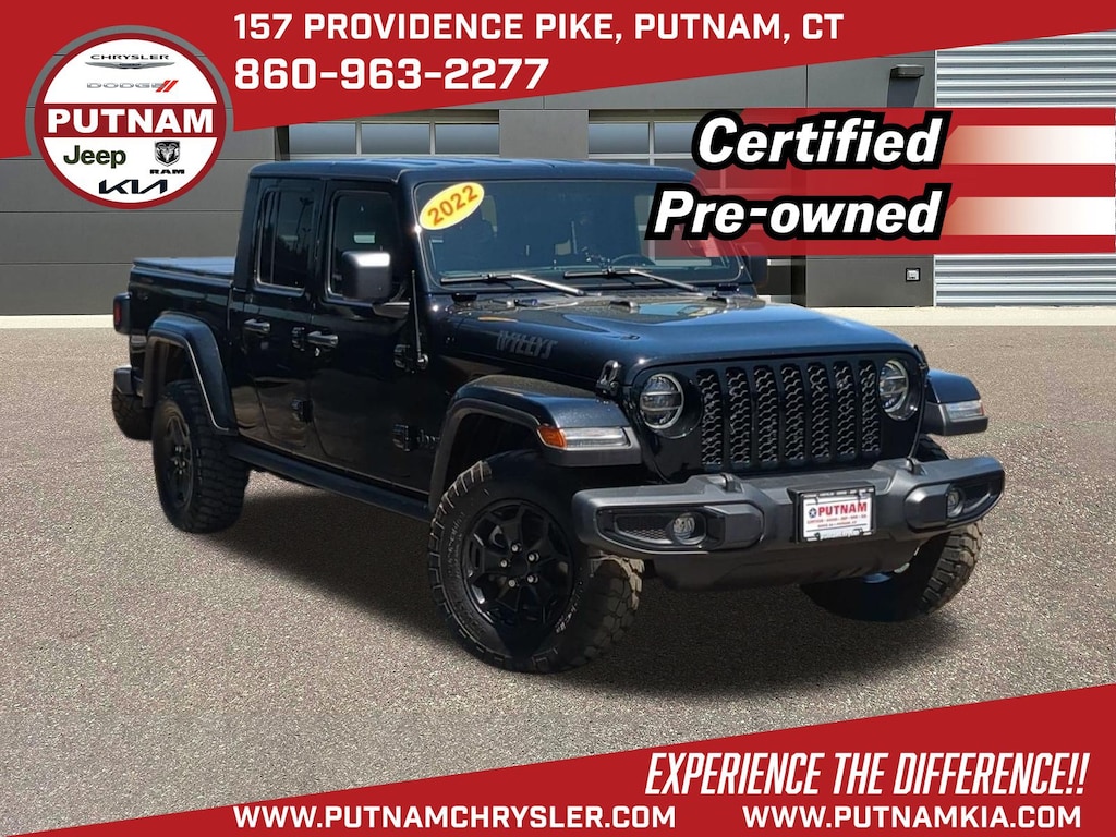 Certified 2022 Jeep Gladiator Sport Truck Crew Cab