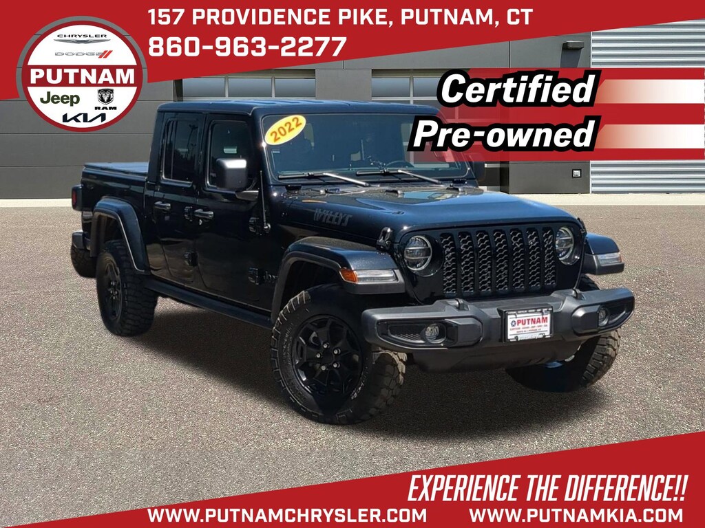Certified 2022 Jeep Gladiator Sport Truck Crew Cab