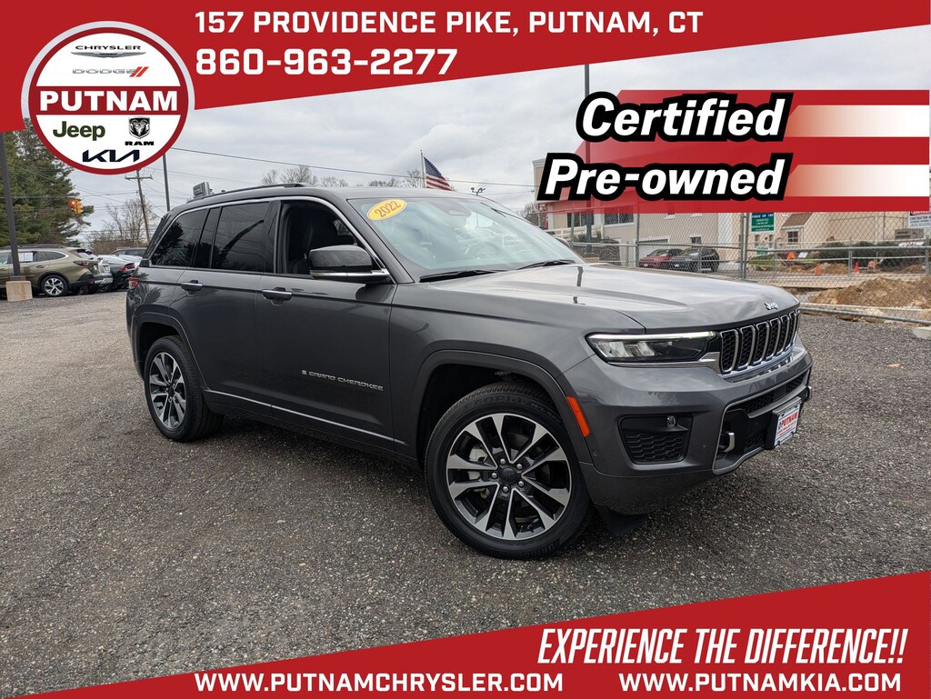 Certified 2022 Jeep Grand Cherokee Overland SUV