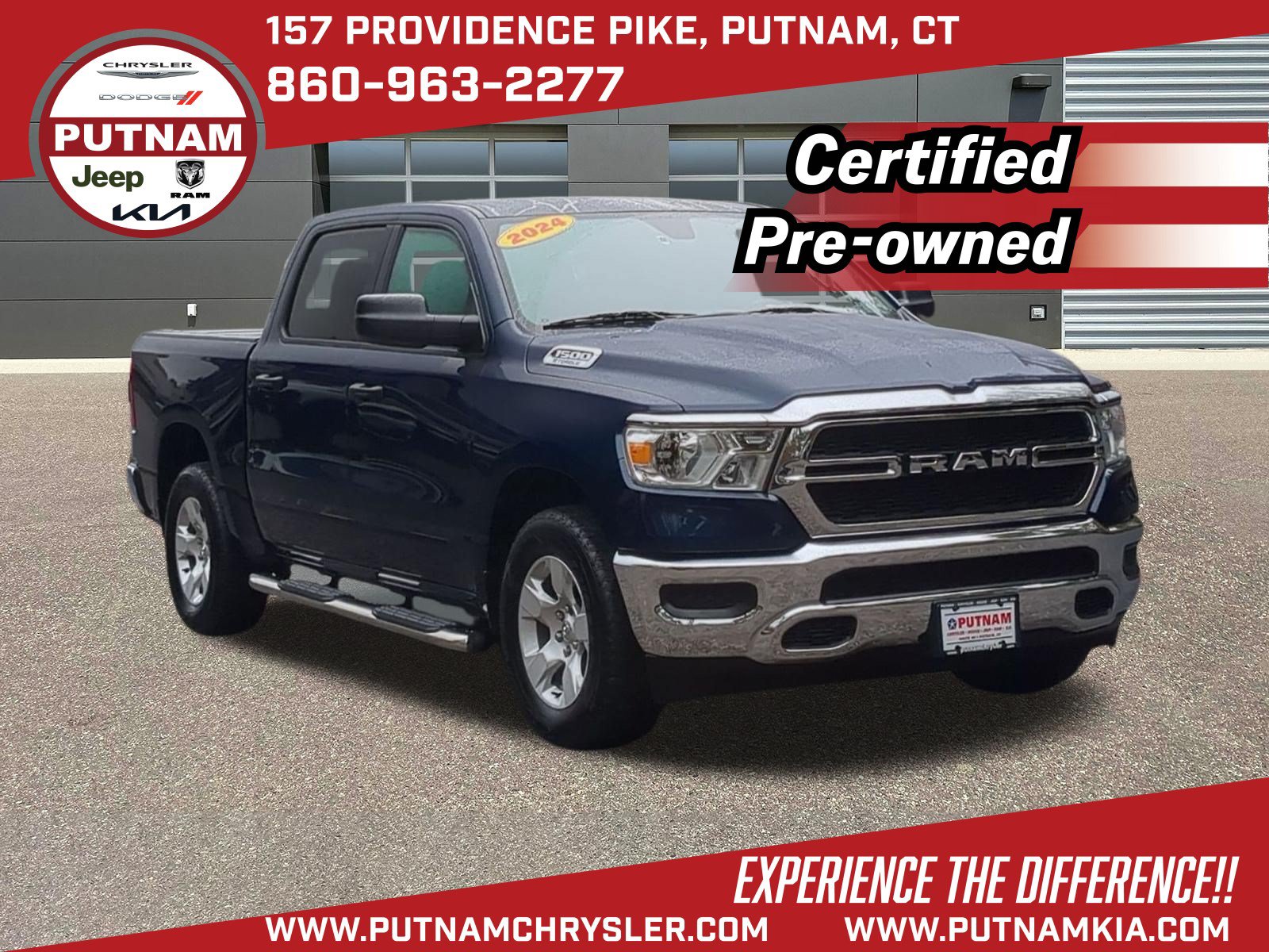 Certified 2024 Ram 1500 Tradesman Truck Crew Cab