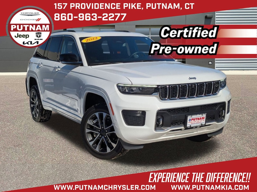 Certified 2022 Jeep Grand Cherokee Overland SUV