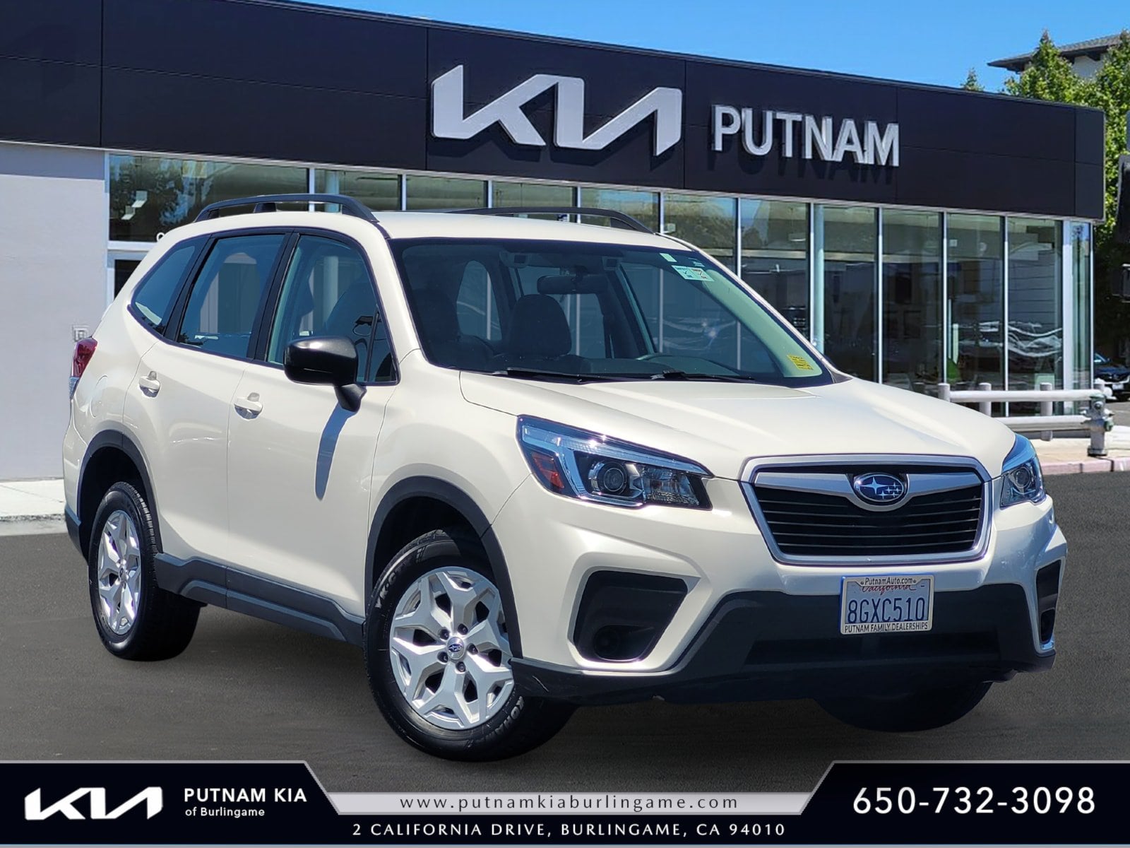 Used 2019 Subaru Forester Base with VIN JF2SKACCXKH464790 for sale in Burlingame, CA