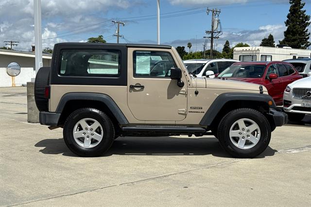 Used 2016 Jeep Wrangler Sport S with VIN 1C4AJWAGXGL222098 for sale in Burlingame, CA