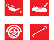Engine Oil and Filter Change, Rotate Tires, Multi-Point Inspection, and Inspect & Adjust Fluid Levels