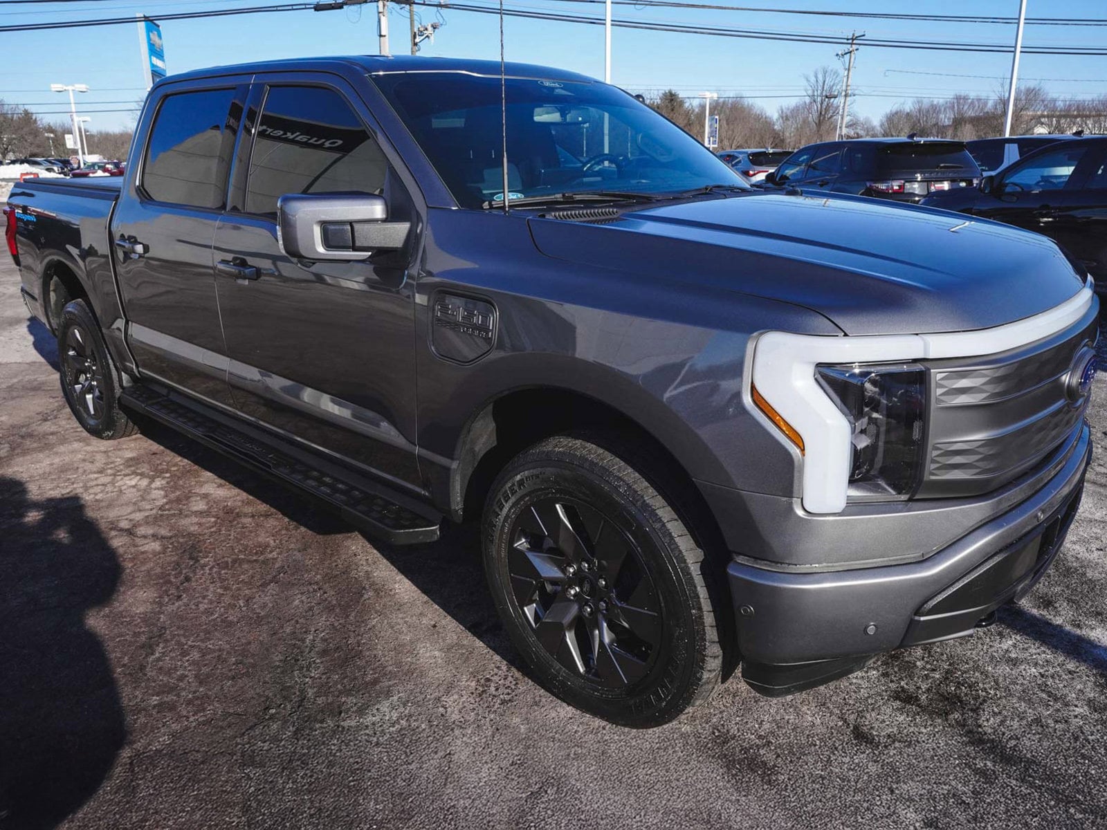 Used 2022 Ford F-150 Lightning Lariat with VIN 1FTVW1EL5NWG14673 for sale in Quakertown, PA