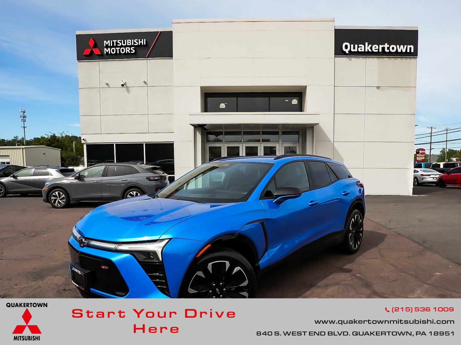 Used 2024 Chevrolet Blazer EV RS with VIN 3GNKDCRJ2RS187796 for sale in Quakertown, PA