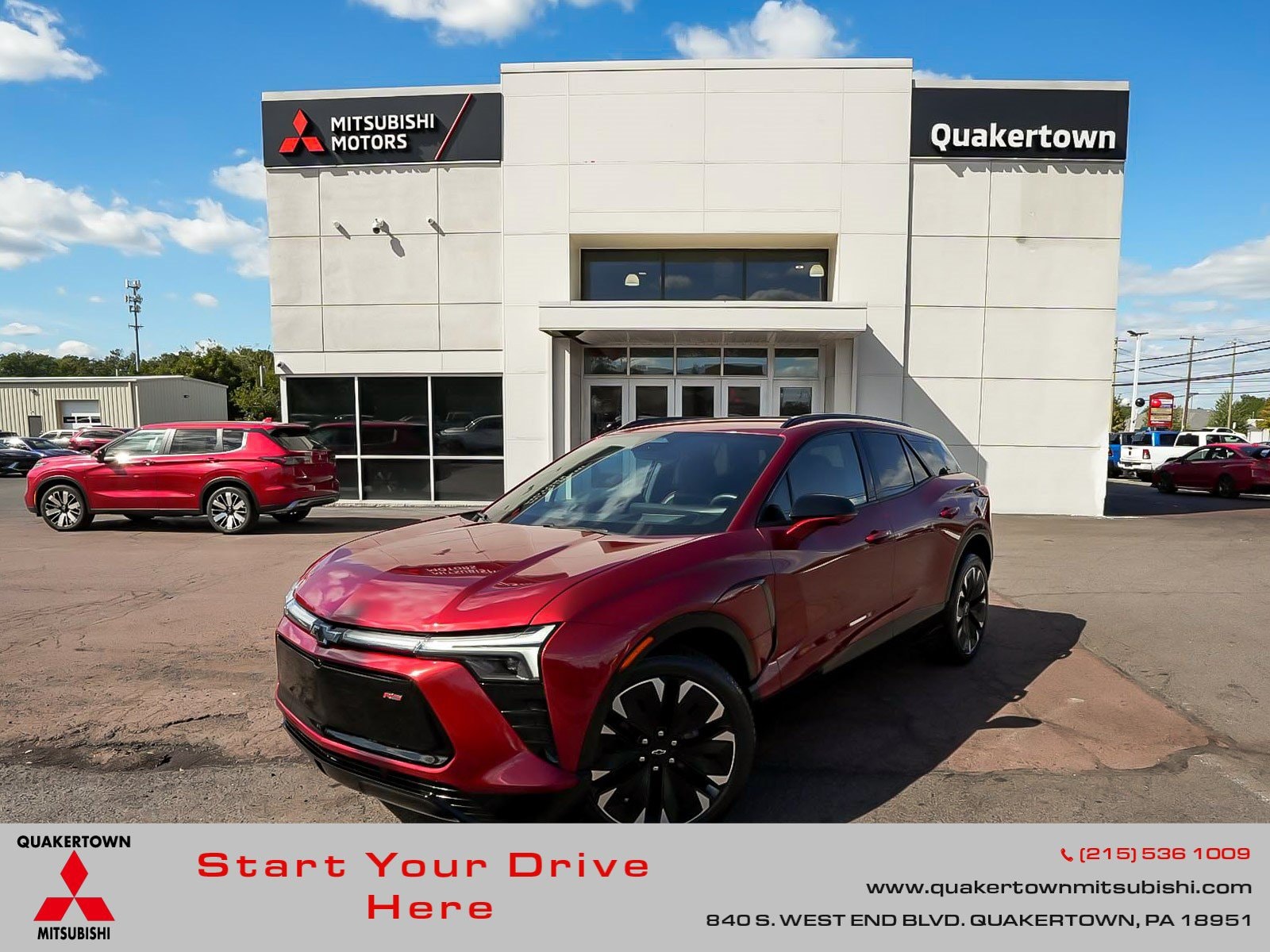 Used 2024 Chevrolet Blazer EV RS with VIN 3GNKDCRJ6RS290980 for sale in Quakertown, PA