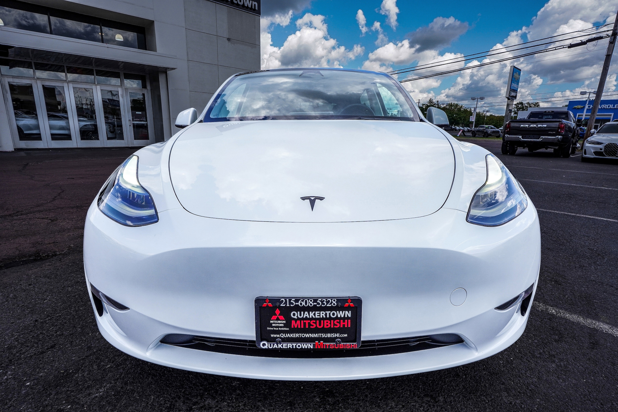 Used 2023 Tesla Model Y Long Range with VIN 7SAYGDEE8PF664457 for sale in Quakertown, PA